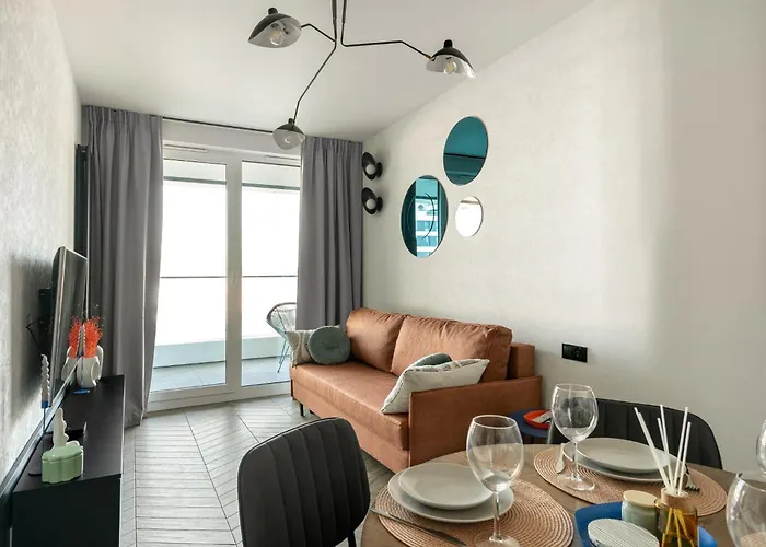 Kobaltowy Centrum アパート グディニャ